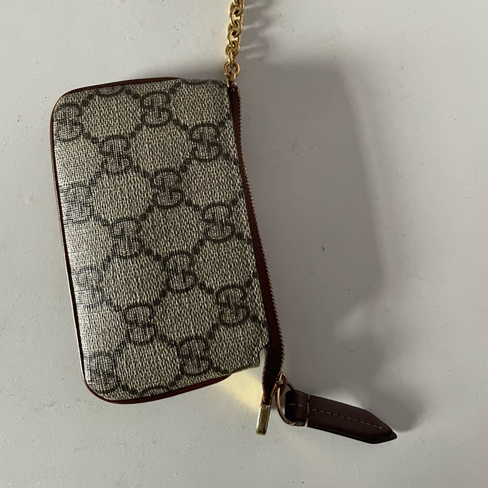 USED GG Supreme Key Pouch